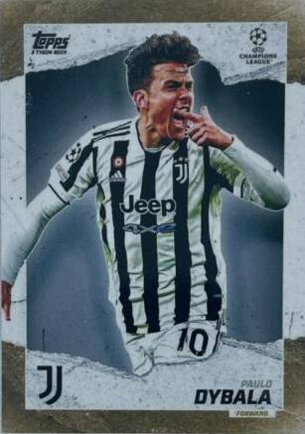 Paulo Dybala - 2021 topps gold x tyson beck - (Art.44)