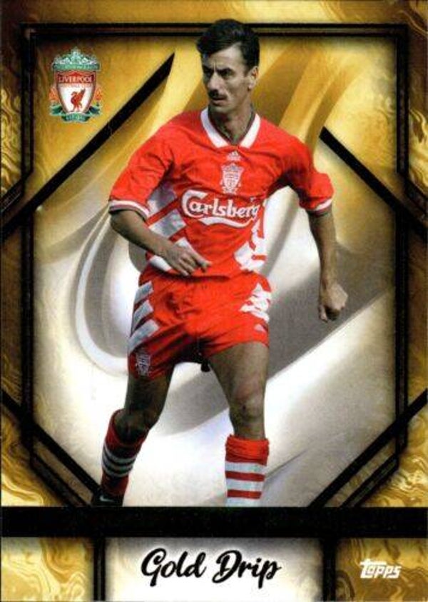 Ian Rush – Gold Drip – 2023-24 Topps Liverpool FC Team Set #50