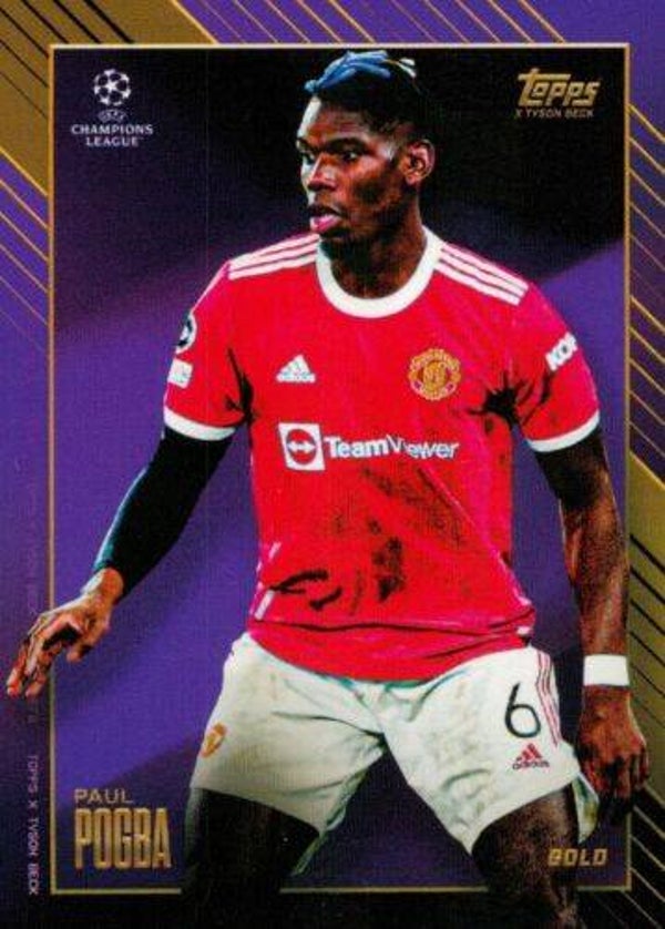 Paul Pogba  - Gold - 2021 topps gold x tyson beck - (Art.65)