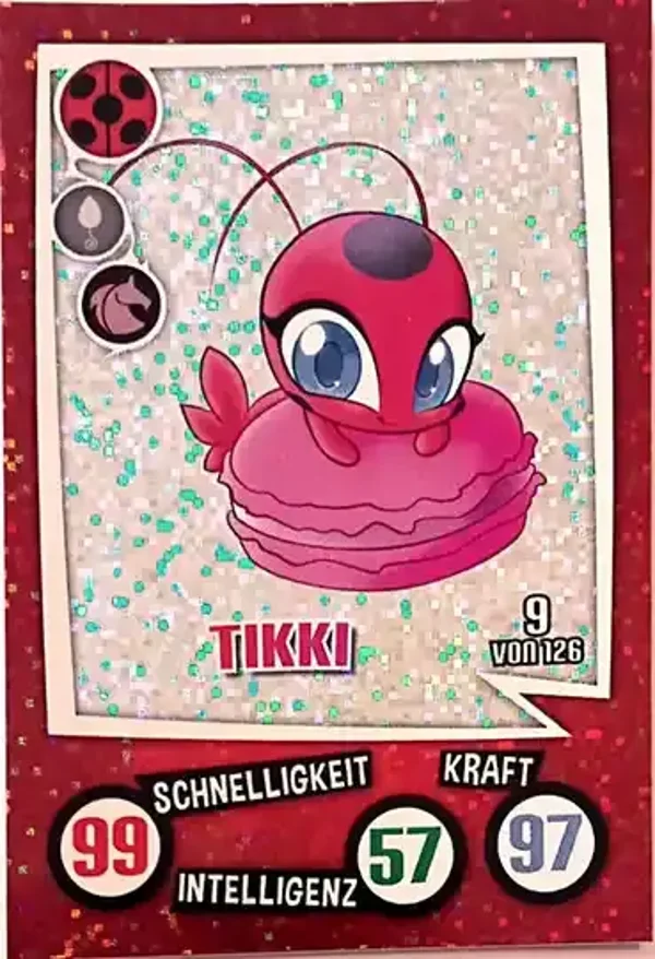 Miraculous Sammelkarte Aldi 2023 Glitzerkarte Nr. 9