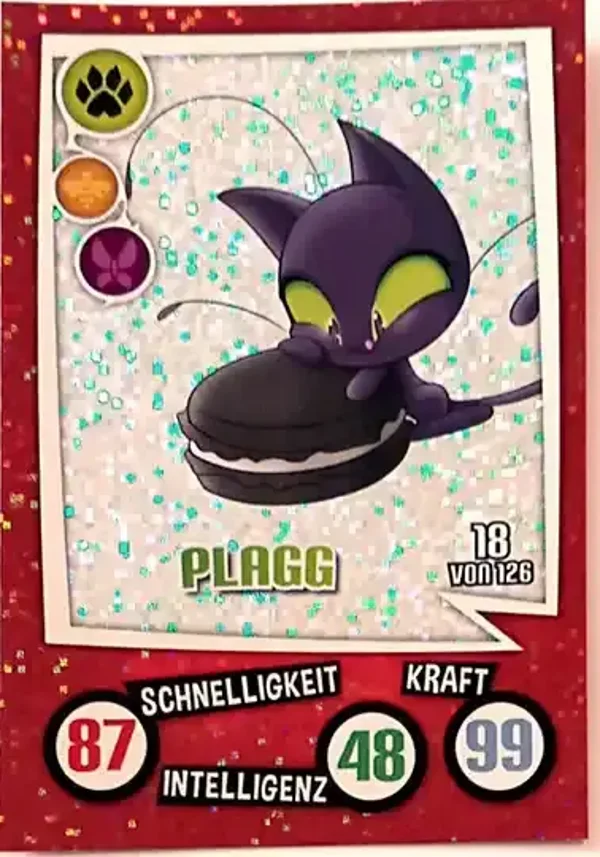 Miraculous Sammelkarte Aldi 2023 Glitzerkarte Nr. 18