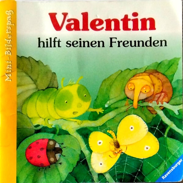 Valentin hilft seinen Freunden. Mini-Bilderspaß.