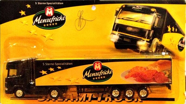Menzefricke Werbetruck – „Salami-Truck“ (OVP)