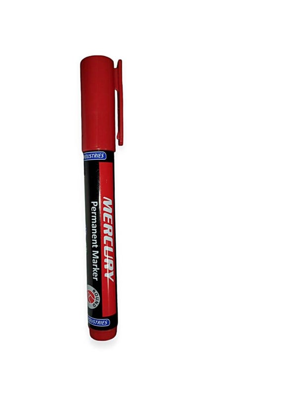 Permanent Marker Runde Spitze - rot
