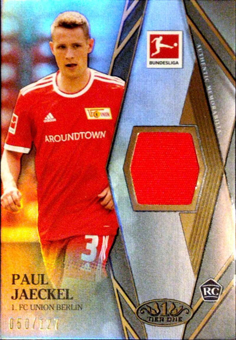 Paul Jaeckel – Tier One Relics – 2021-22 Topps Tier One Bundesliga #TOR-PJ