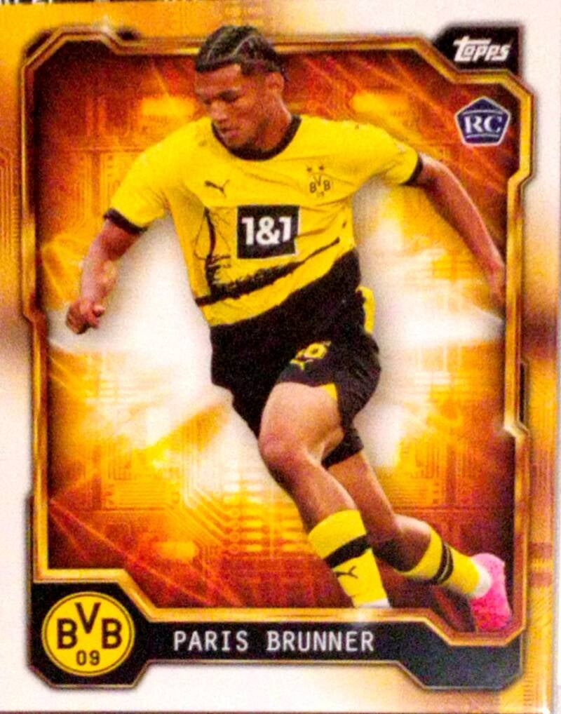 Paris Brunner – BVB Golden Future – 2023-24 Topps Borussia Dortmund Fan Set #BVBG-3