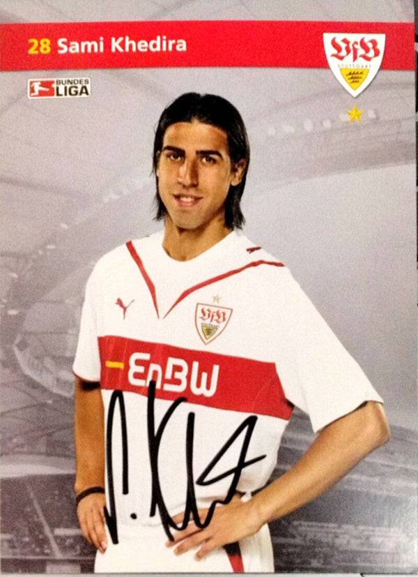Sami Khedira, VFB Stuttgart, Autogrammkarte, original signiert *Sammlerstück*