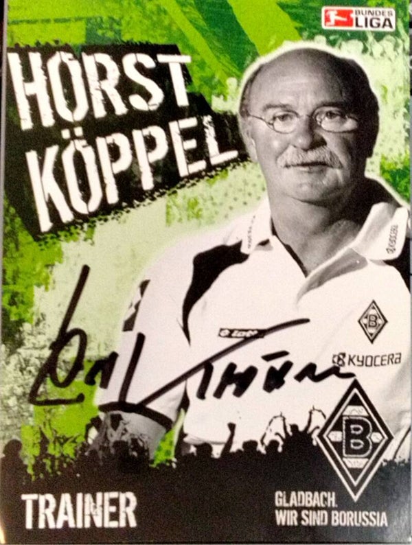 HORST KÖPPEL Borussia Mönchengladbach original signed Autogrammkarte
