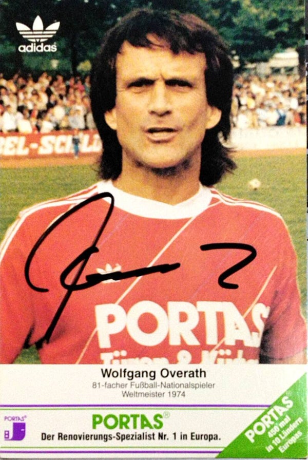Wolfgang Overath 1. FC Köln /// Autogramm Autograph signiert