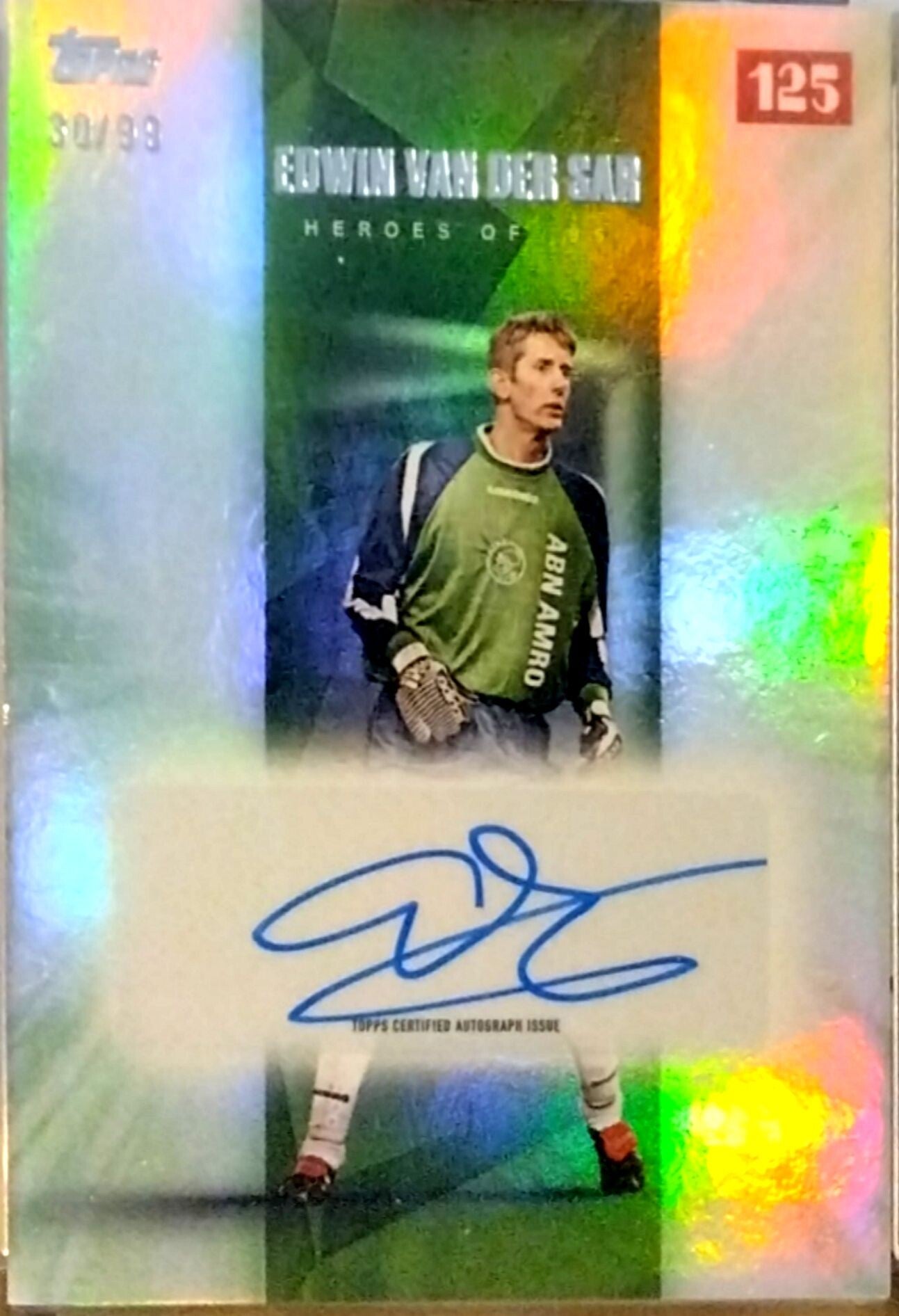 Edwin van der Sar "Heroes of '95" Autogramm