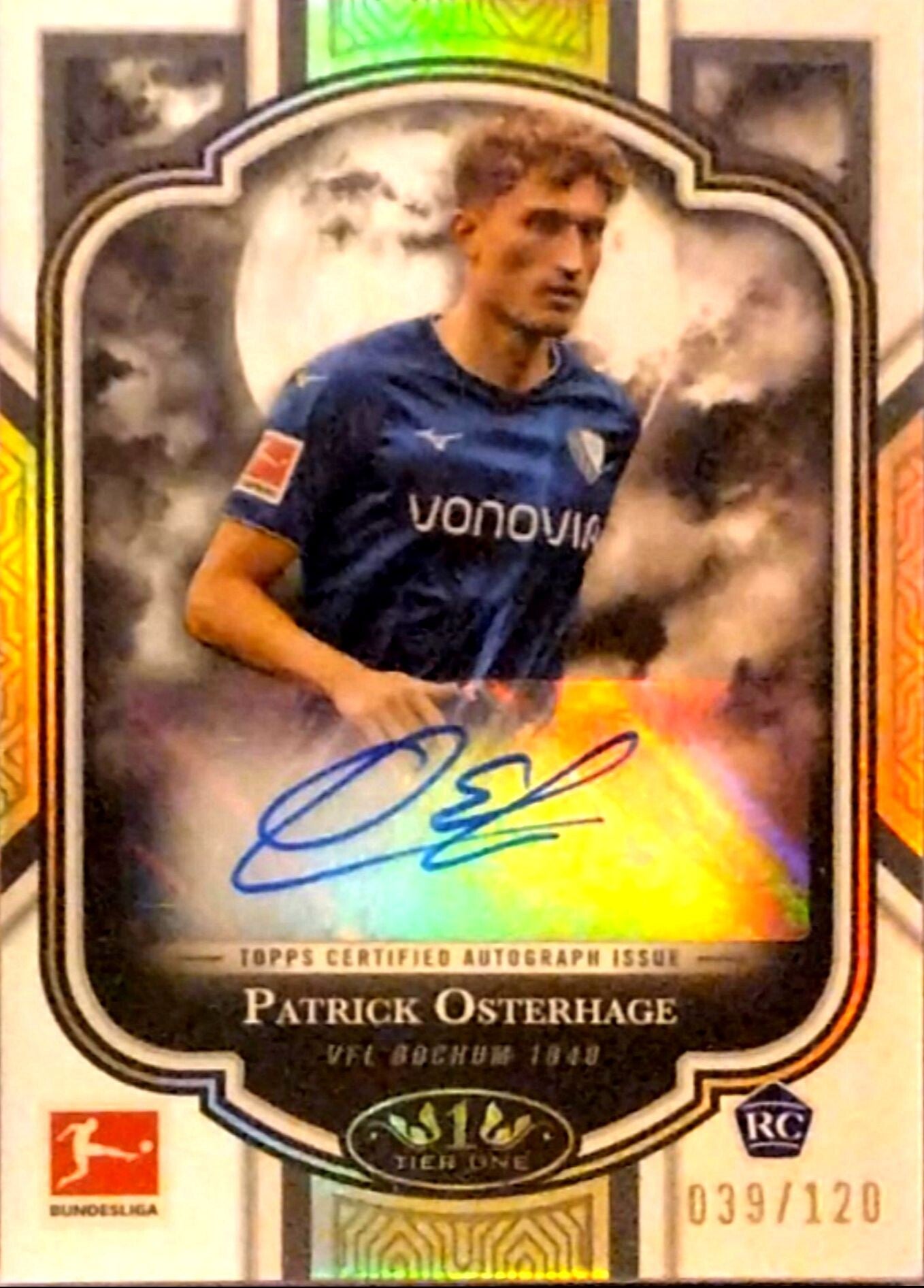 Patrick Osterhage – Scarecrow Autograph – 2022-23 Topps Tier One #SCA-PO