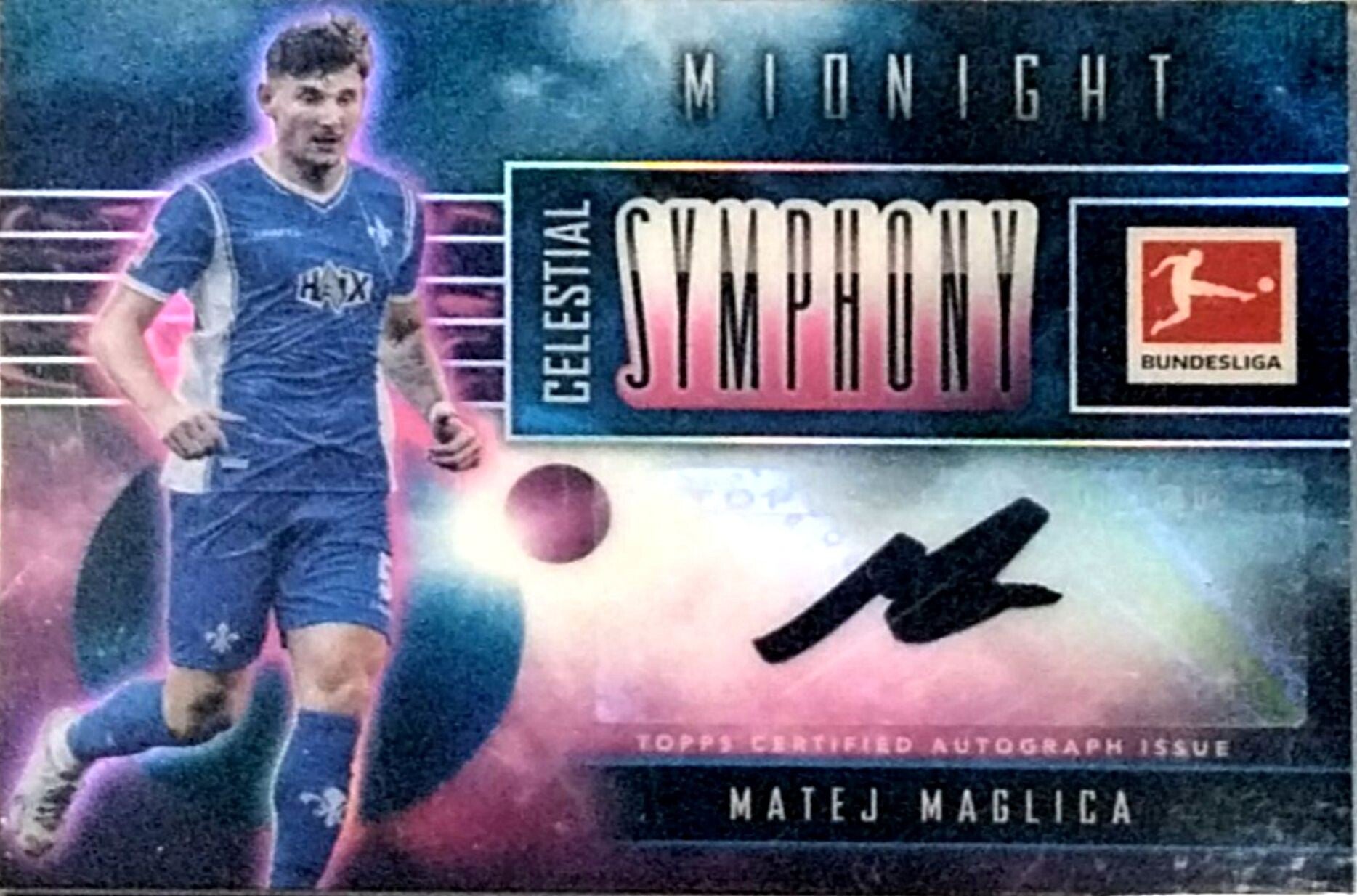Matej Maglica – Celestial Symphony Autograph – 2023-24 Topps Midnight #CS-MM