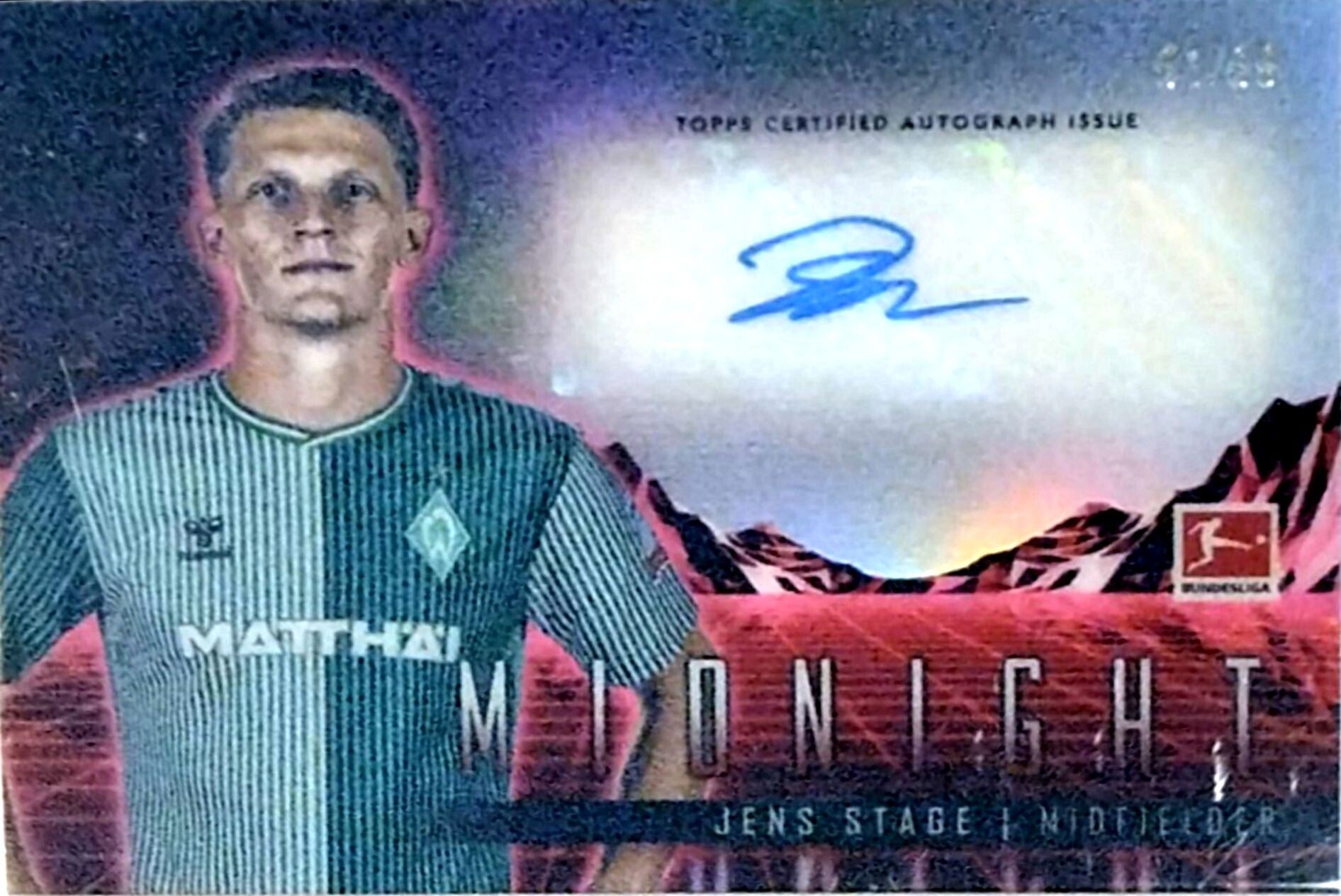Jens Stage – Horizon Signature Autograph – 2023-24 Topps Midnight #HS-JS
