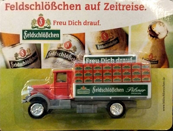 Feldschlößchen Werbetruck – Oldtimer-LKW „Auf Zeitreise“ (OVP)