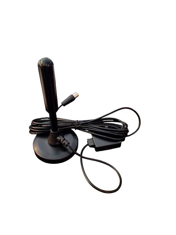 Leistungsstarke DVB-T/T2 Zimmerantenne (+30 dB) mit Magnetfuß