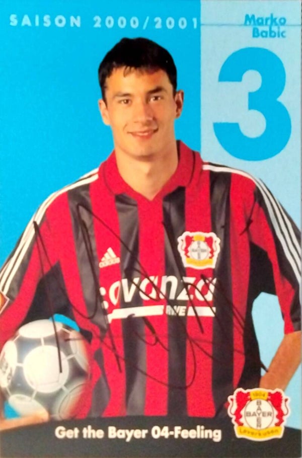 Autogramm Fussball | Bayer Leverkusen | 2000 | Marko BABIC