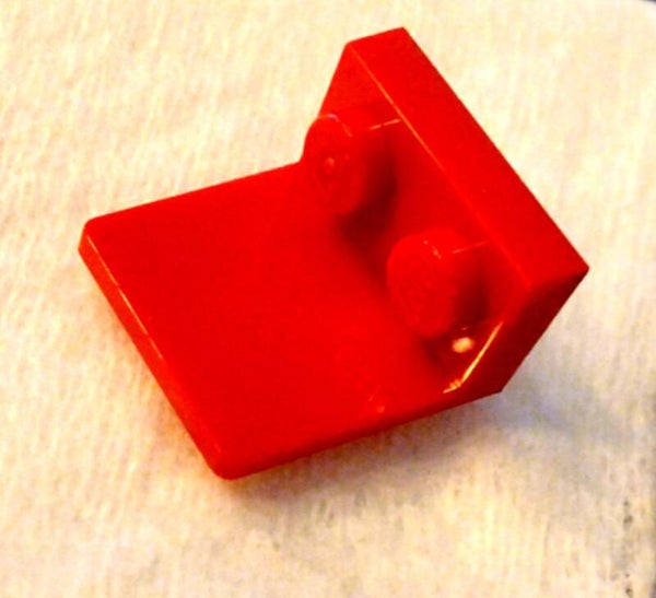 LEGO® Einzelteil 6001806 (Design ID: 99207) – Klammer / Winkelblech 1 x 2 - 2 x 2 Umgekehrt, Rot