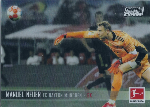 Manuel Neuer  -  #86 -  Topps Stadium Club Chrome Bundesliga 2021-22