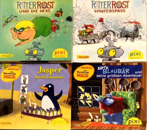 Pixi 4er-Mix: Treffen der TV- und Buchhelden