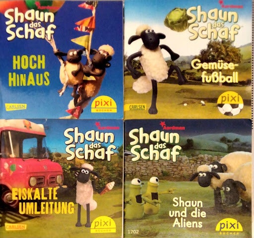 Pixi 4er-Mix: Shaun das Schaf - Verrückte Abenteuer