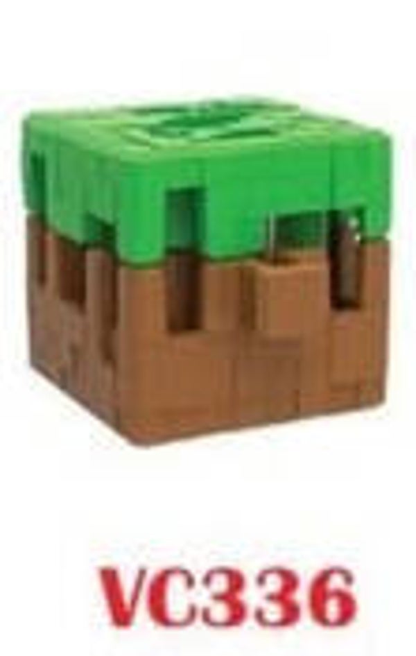 Kinder Joy Minecraft (2026) Block – Gras-Block / Grass Block (VC336)
