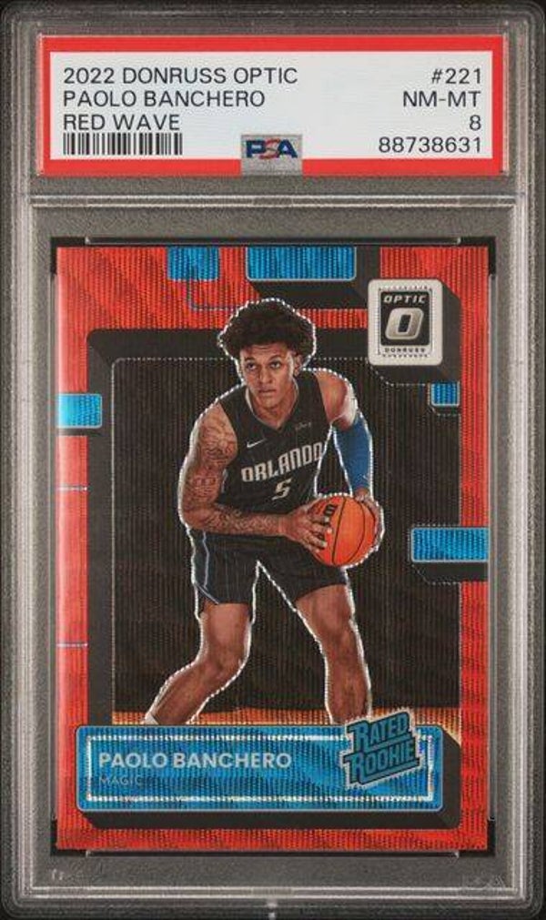 PAOLO BANCHERO - PANINI DONRUSS OPTIC - PSA Gegradet