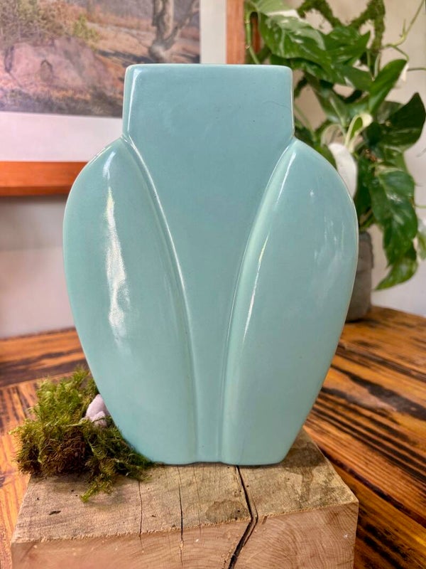 1980's Seafoam Haeger Vase