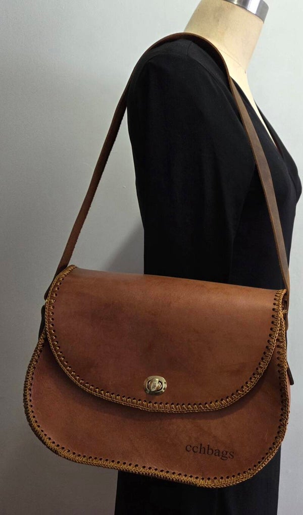Caricia Light Browm  Handbag