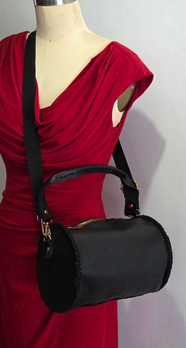 Cylindric Handmade Bag
