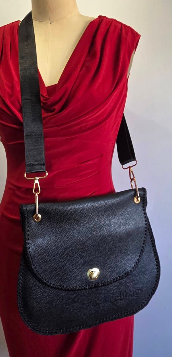 Black Claaaic Handmade Handbag
