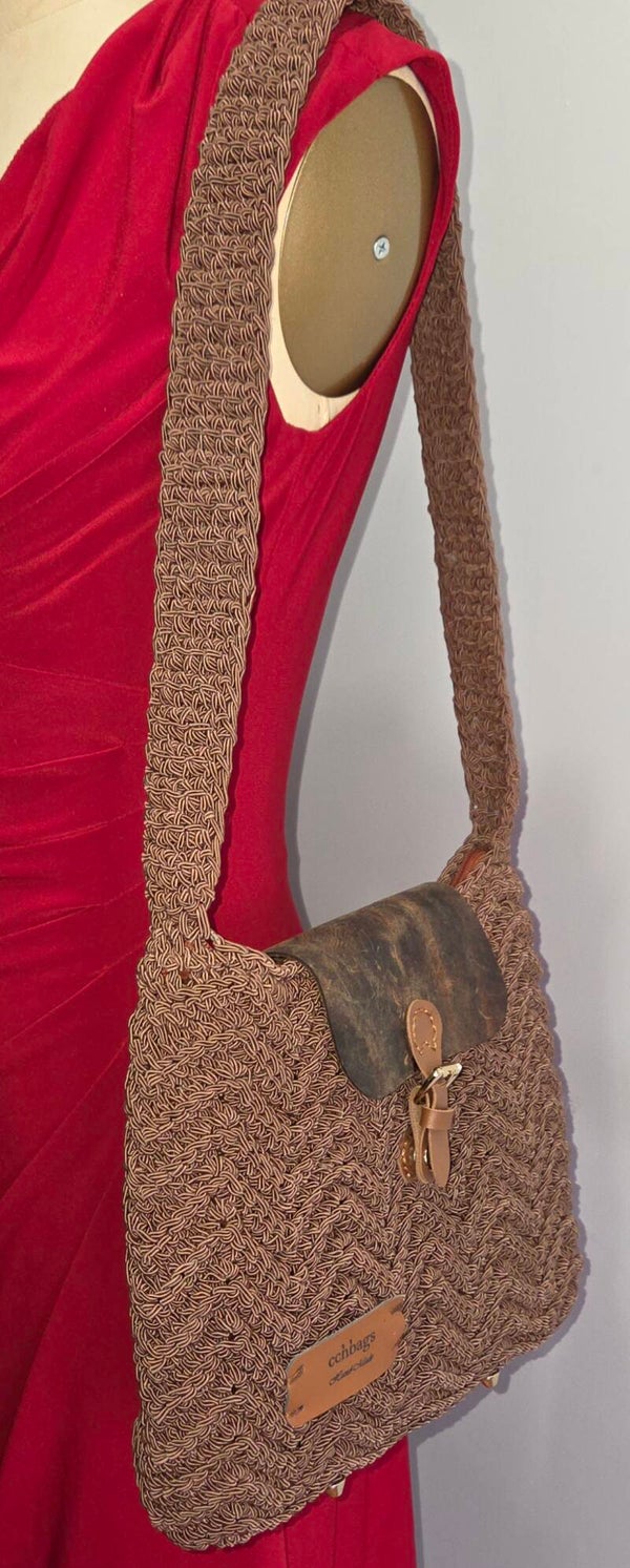 Brown Handmade Bag #1158C