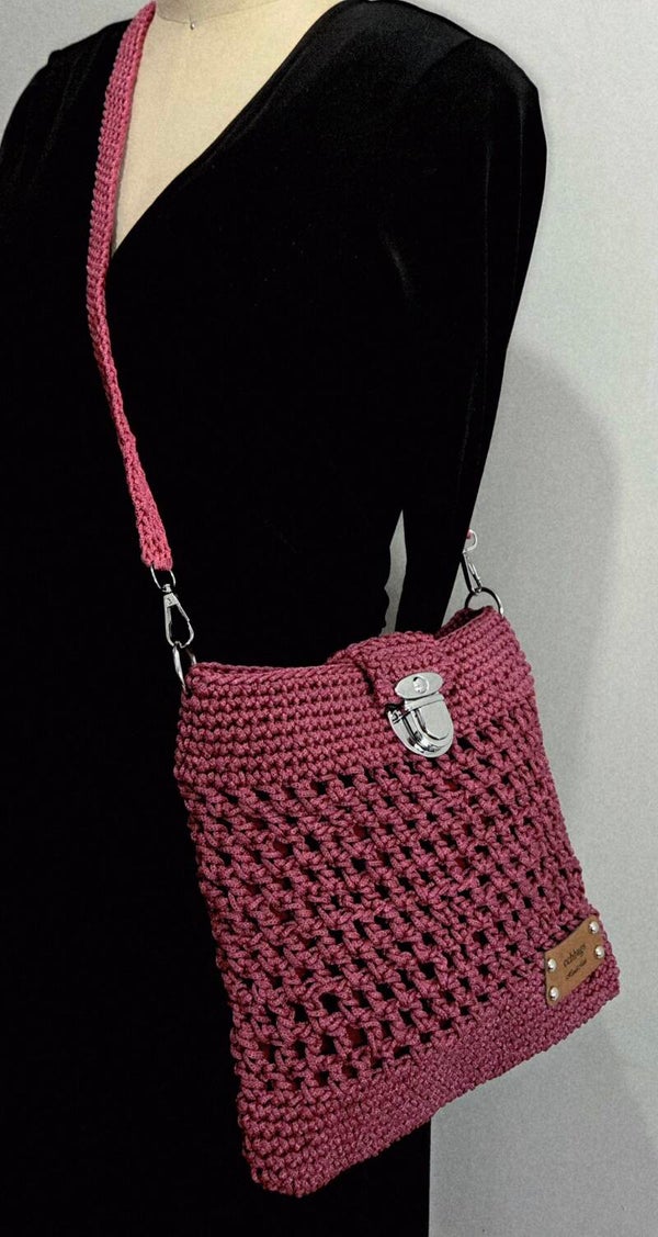 Dark Red Handmade Bag #1150 C
