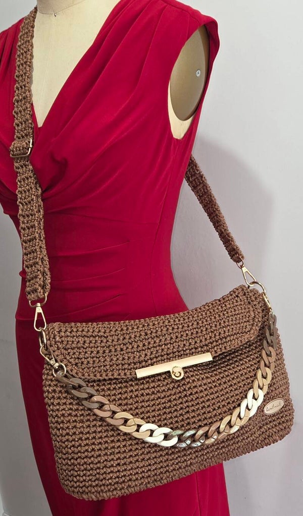 Brown Handmade Bag #1101