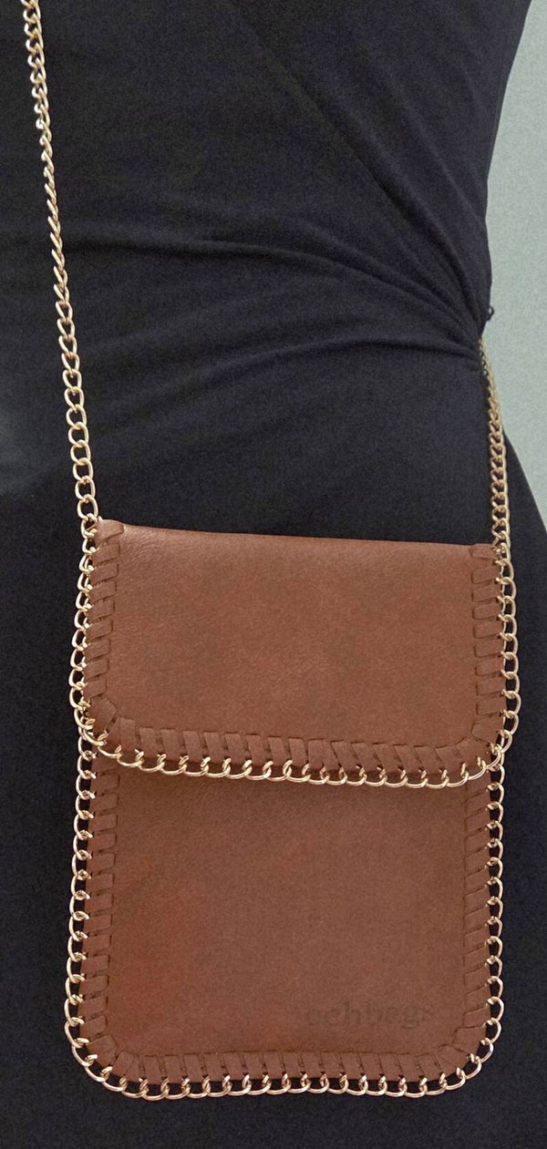 Caramel Chain Crossbody