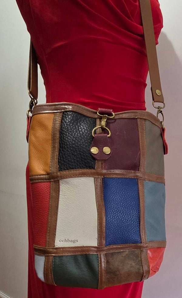 Colors Genuine Leather Bag.