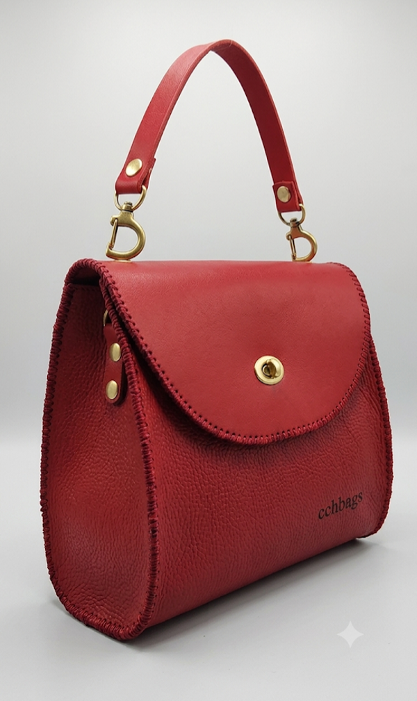 Furor Red Handbag.