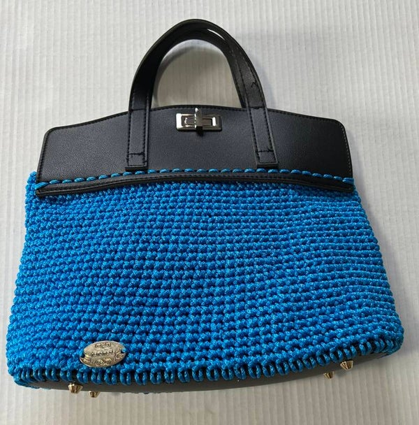 Blue Handmade Bag # 1114 C