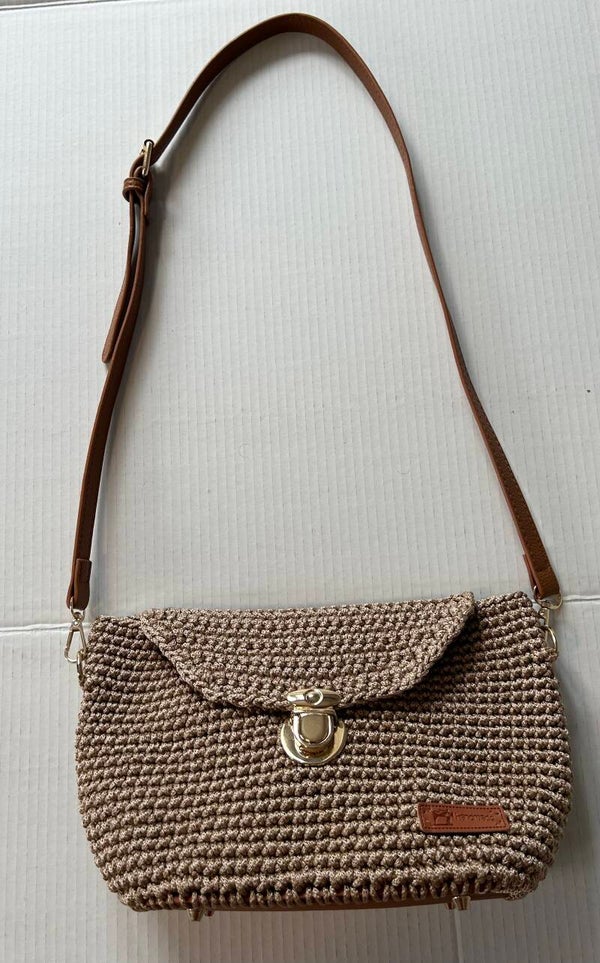 khaki  Handmade Bag # 1122 C
