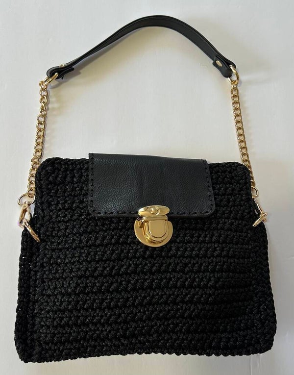 Black Handmade Bag #1132 C