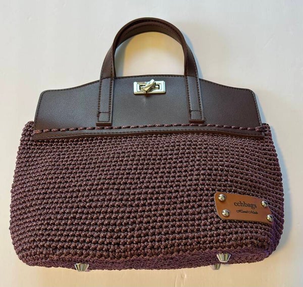 Eggplant Handmade Bag. #1134 C