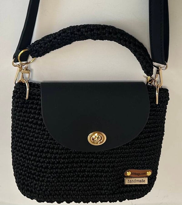 Black Handmade Handbag #1148C