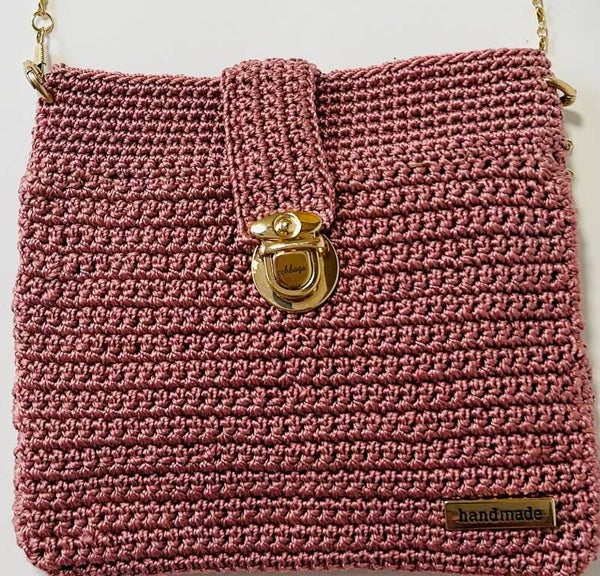 Indian Red Handmade Handbag # 1152C