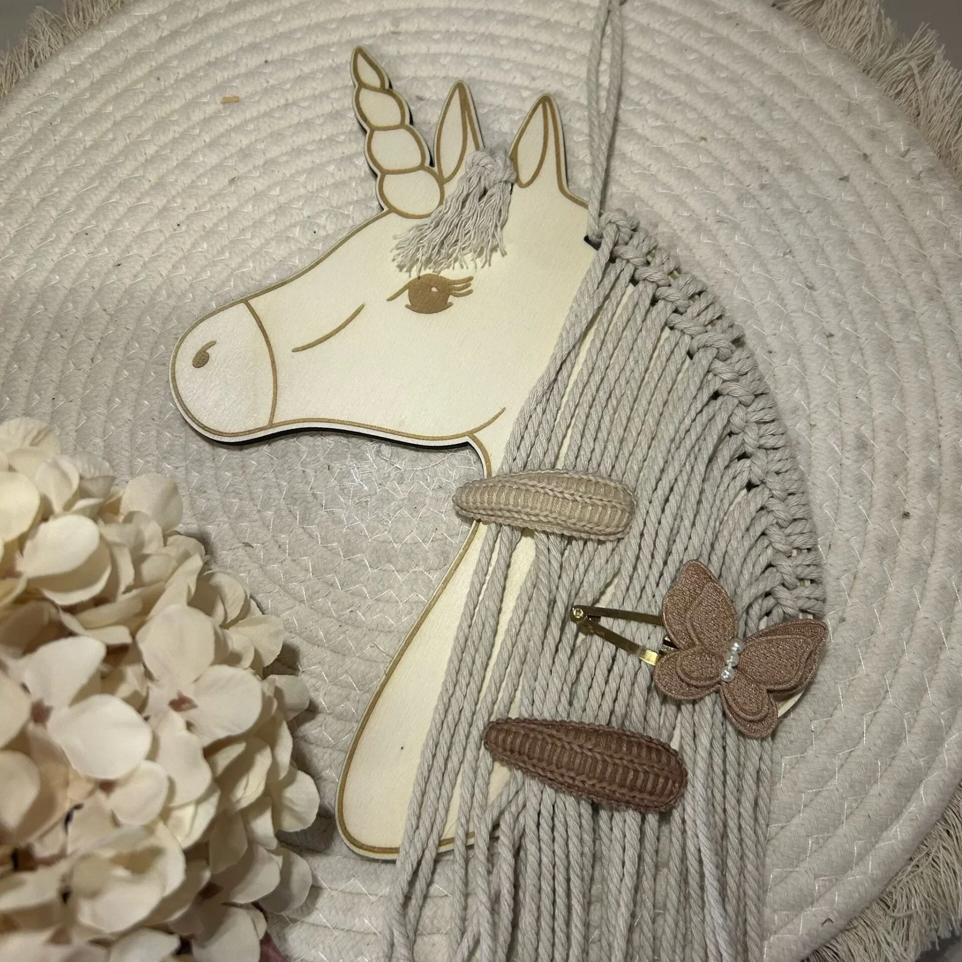 Haarclip Hanger 'Unicorn'