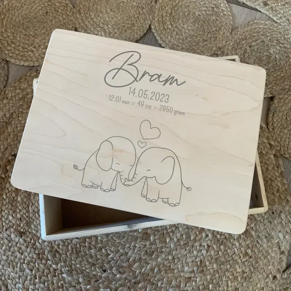 Herinneringsbox Olifantjes