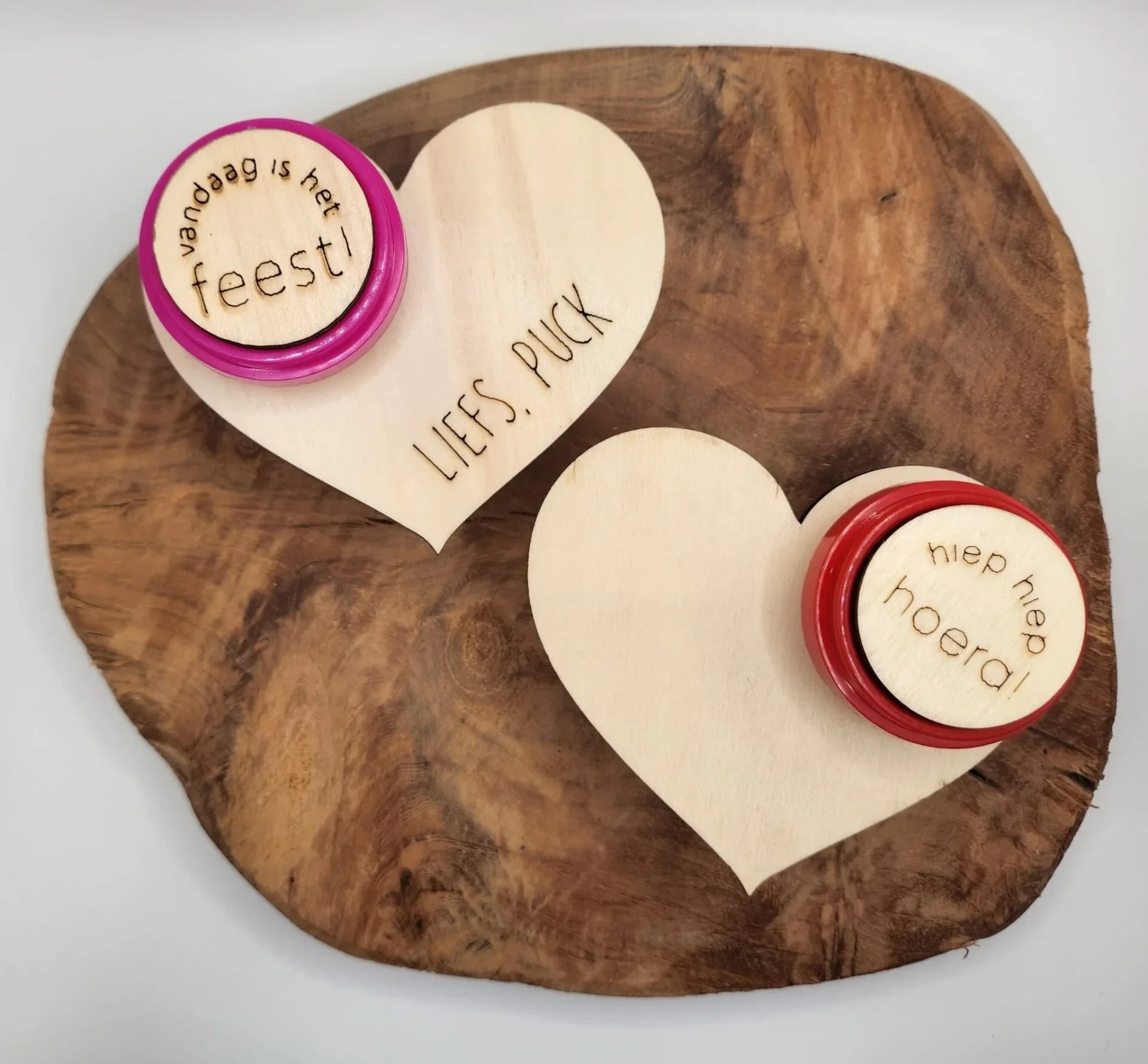 Traktatie Klei - Hartjes set