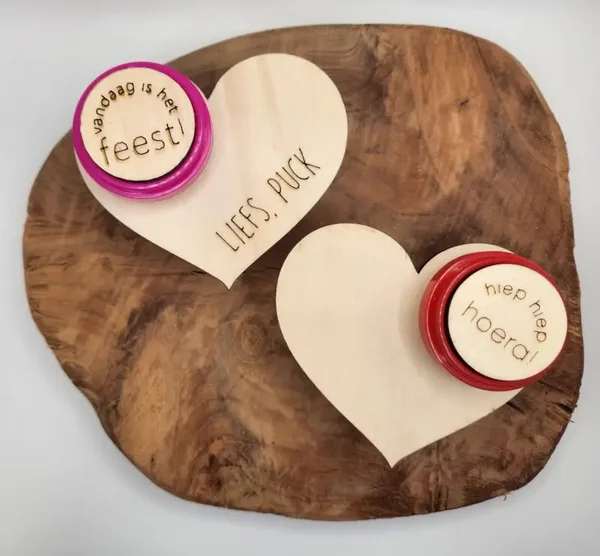 Traktatie Klei - Hartjes set