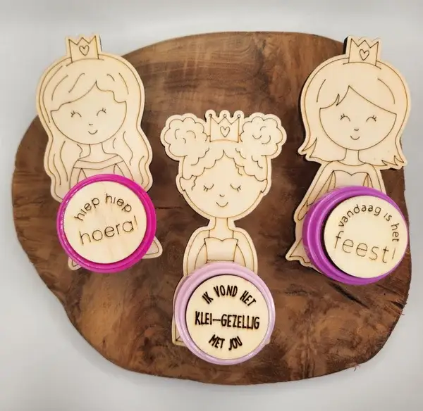 Traktatie Klei - Prinsessen los