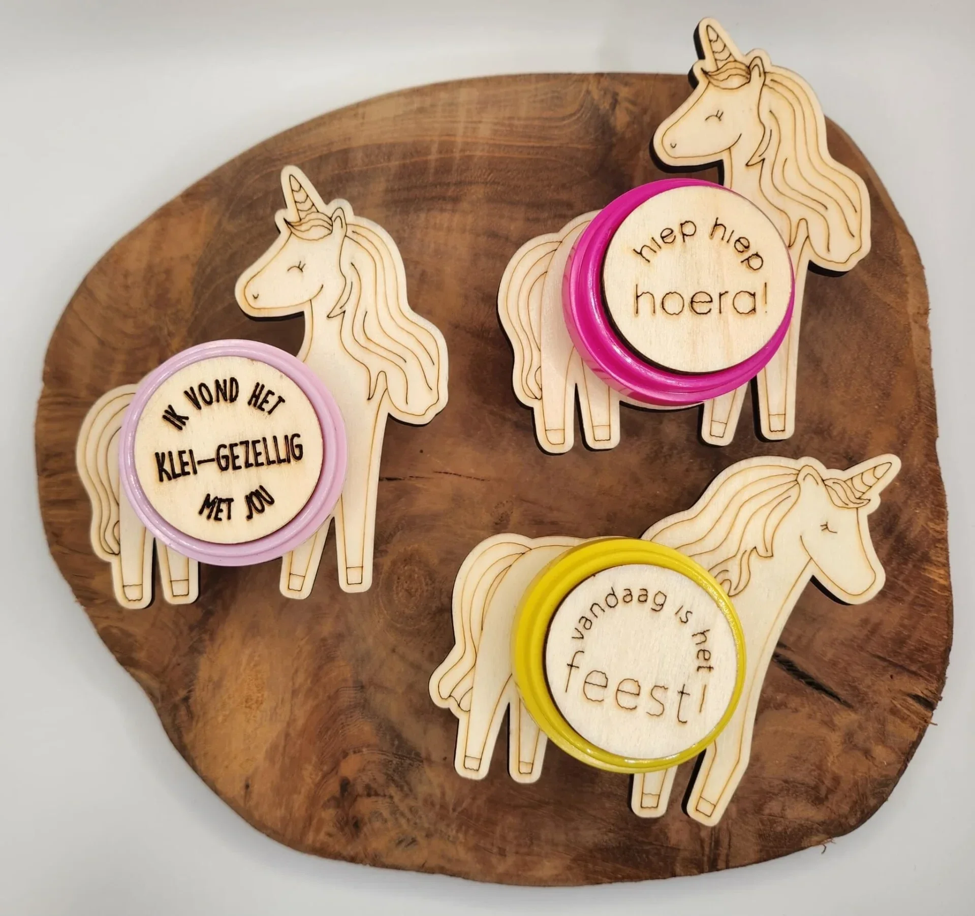 Traktatie Klei - Unicorn los