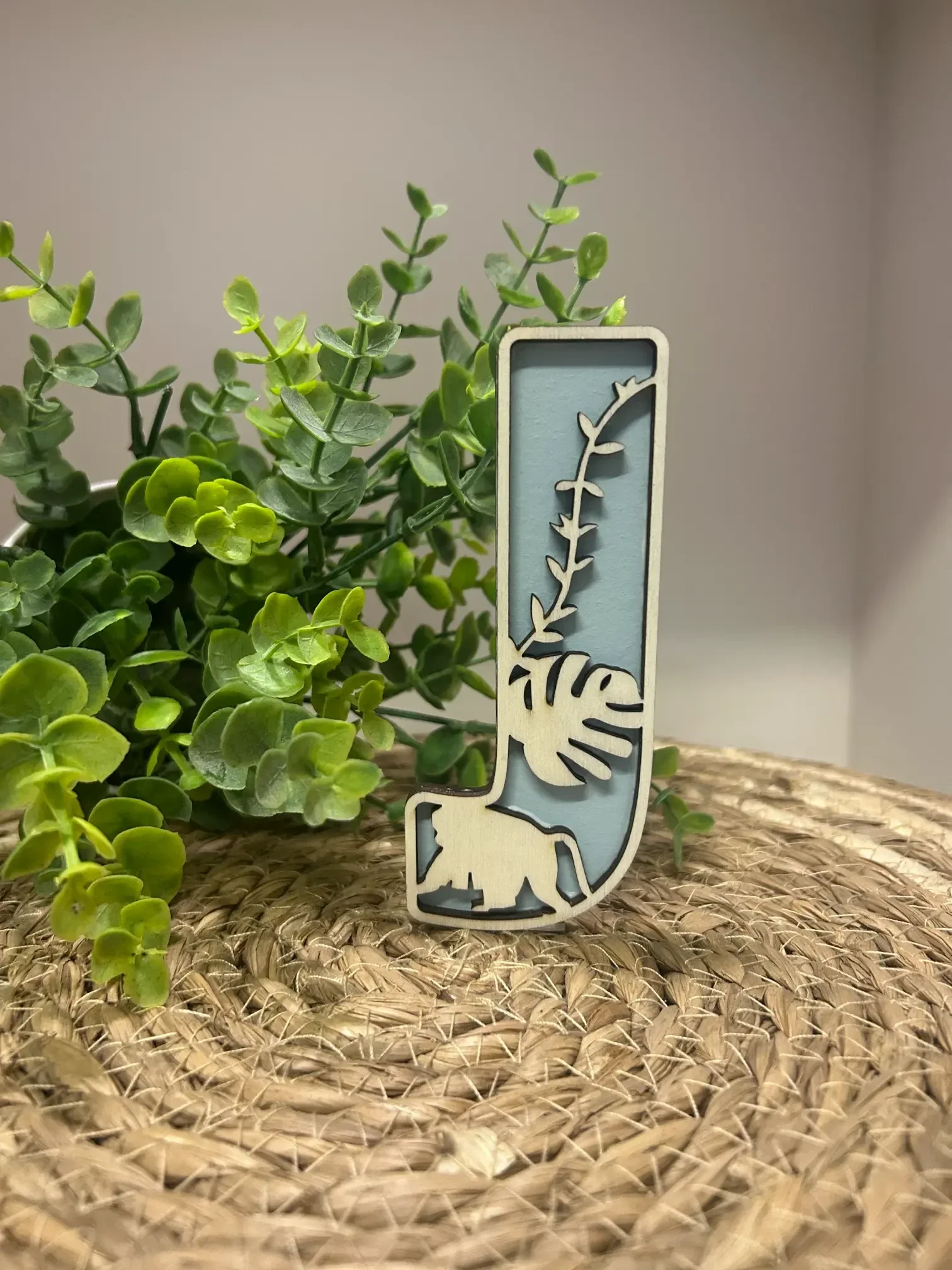 Houten letters Jungle