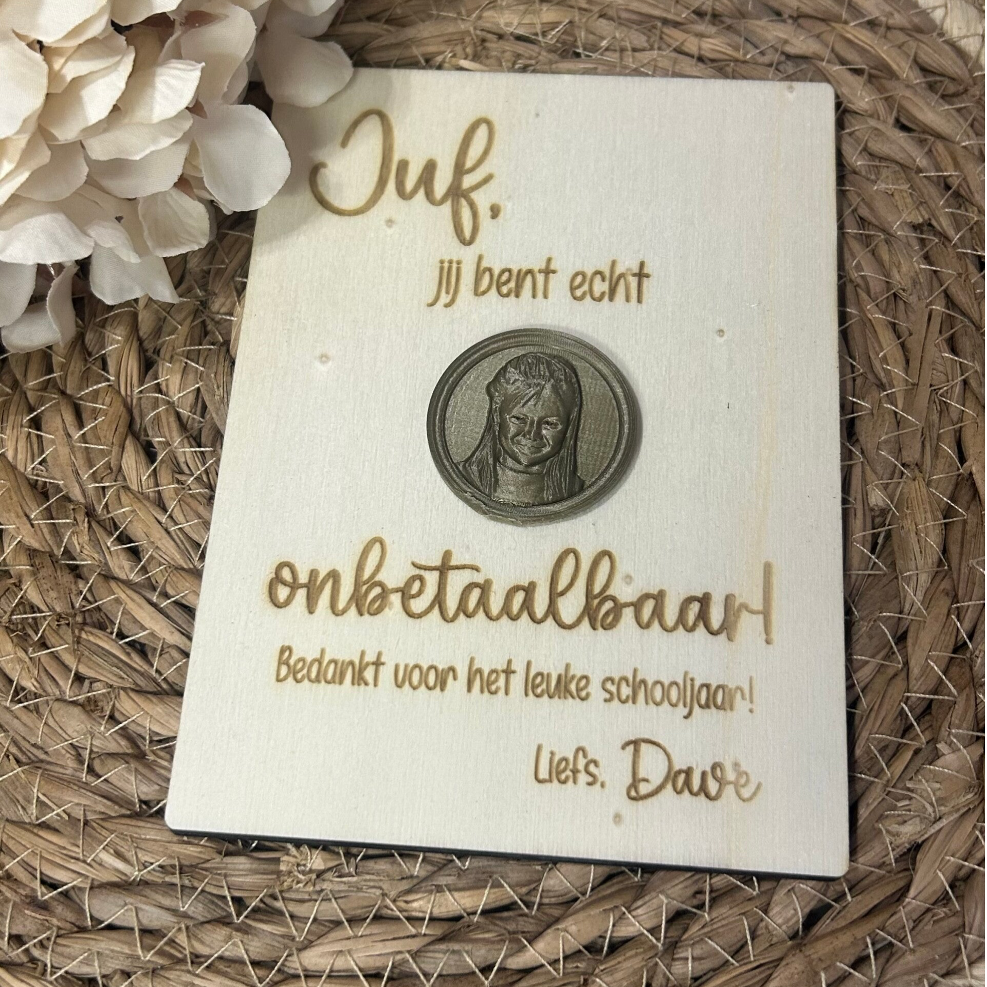 Kaart Juf - Onbetaalbaar